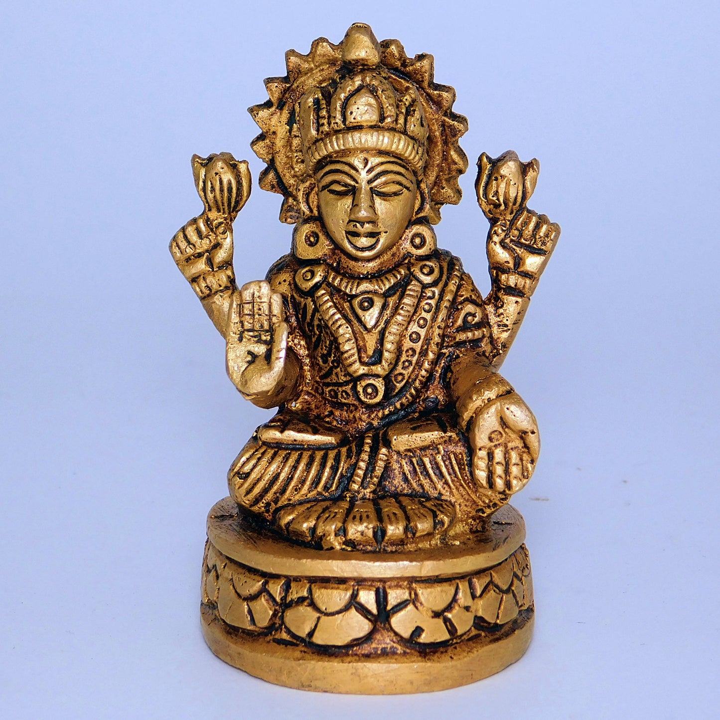 Goddess Lakshmi Brass idol