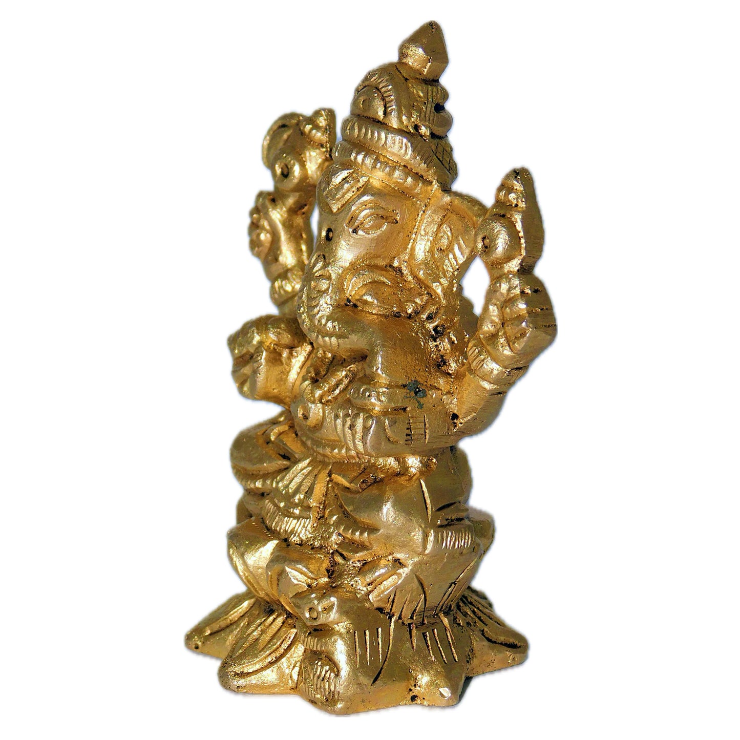 Lord Ganesha brass idol