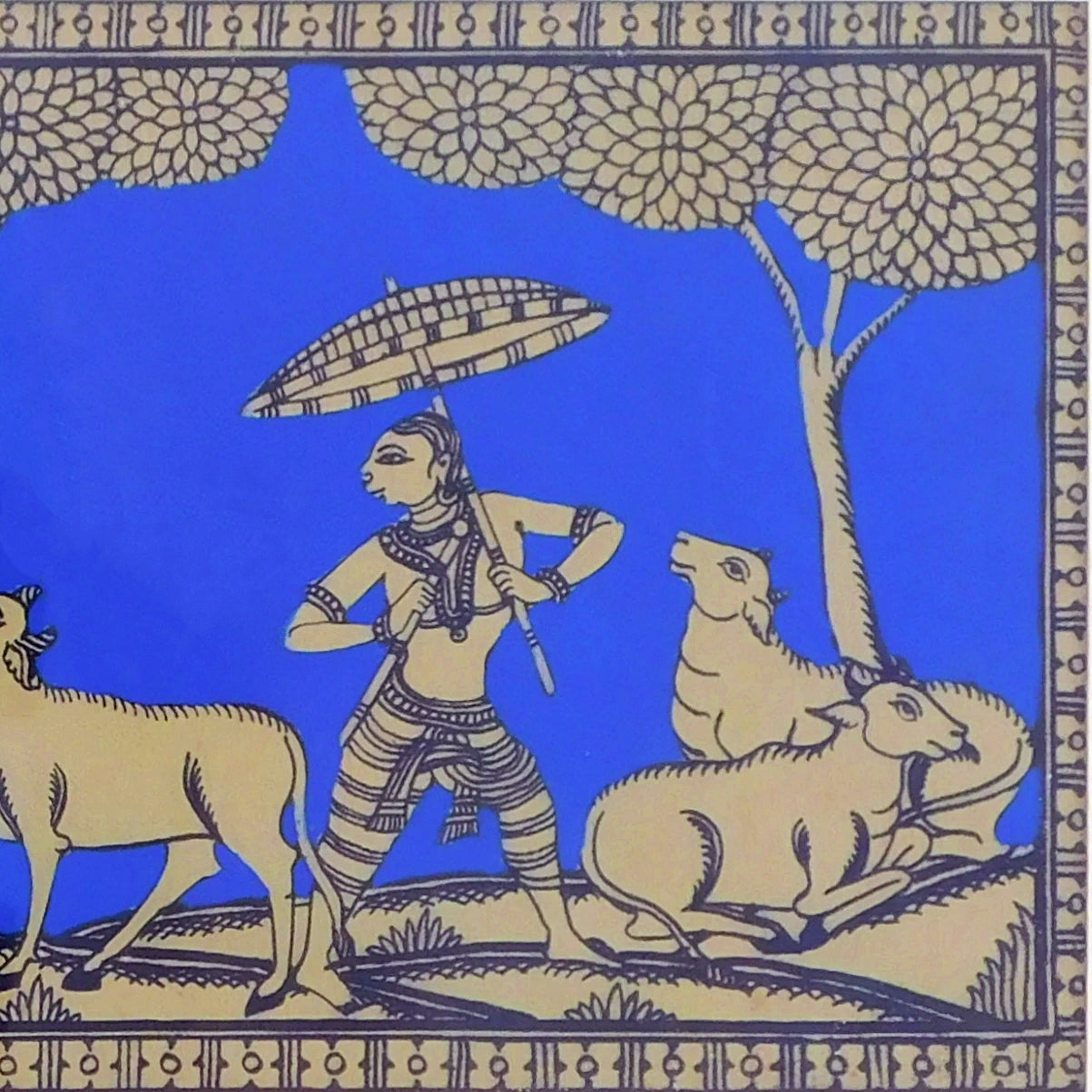 Shree Krishna-Gopala Pattachitra Painting