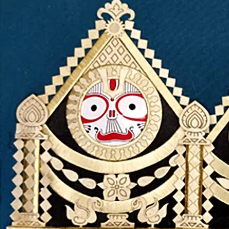 Padma-vesha (Jagannath - Shubhadra - Balabhadra Padma-vesha) Tussar Craft