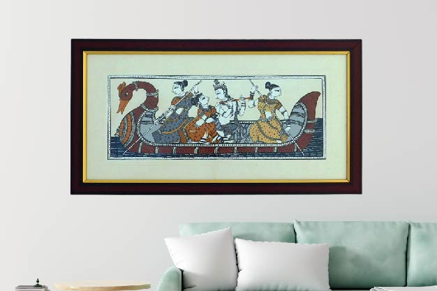 A Journey Through Colors: Unveiling the Enchantment of Pattachitra Painting