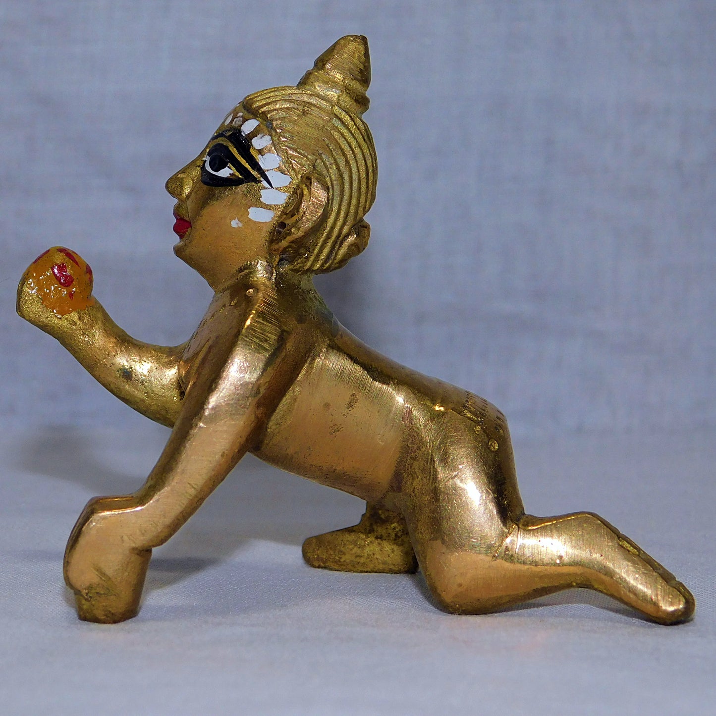 Laddu Gopal Handmade Brass Idol/Statuette