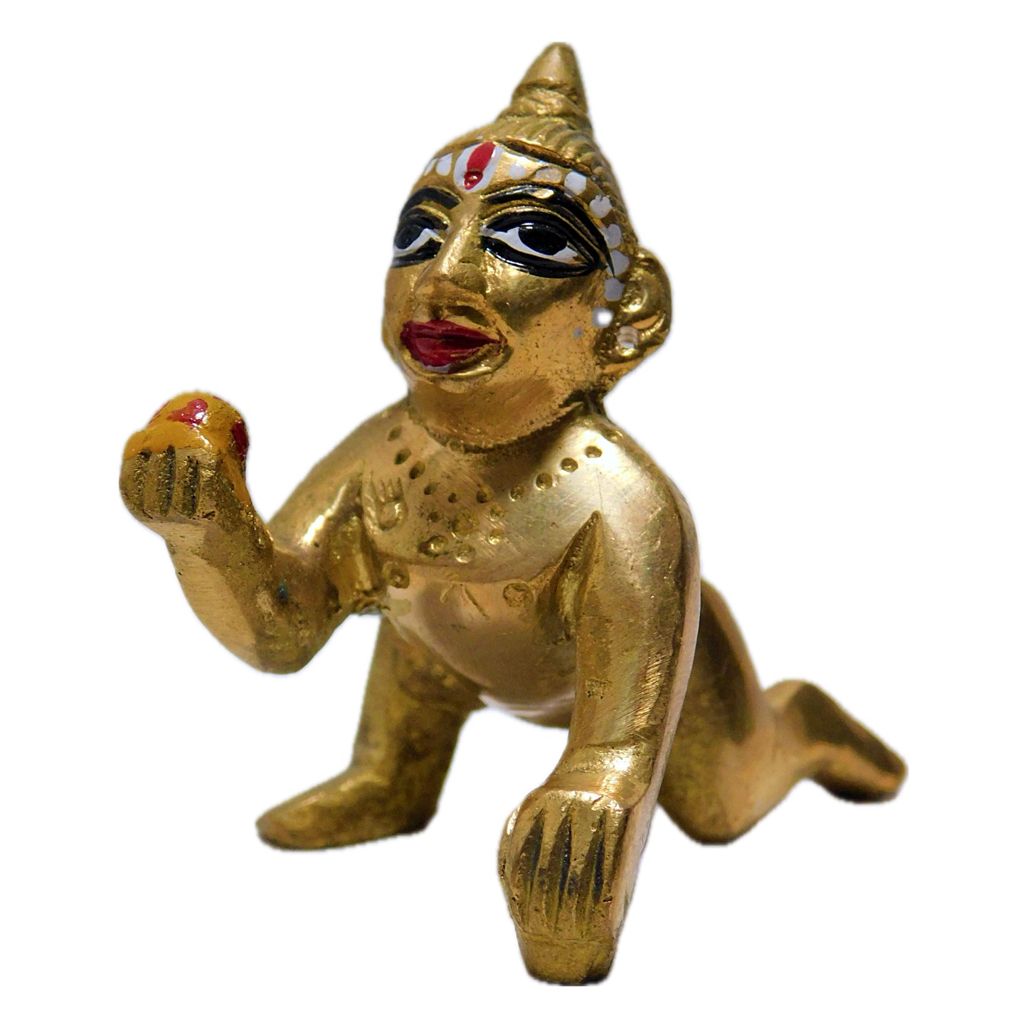 Laddu Gopal Handmade Brass Idol/Statuette
