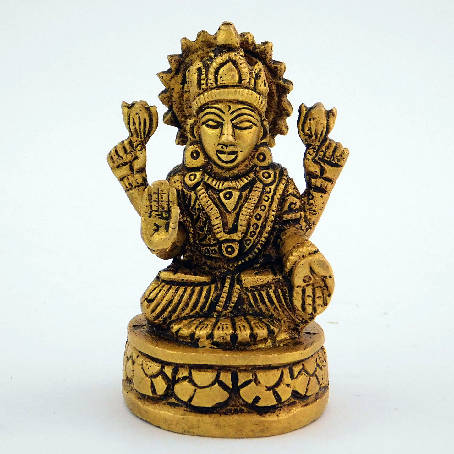 Goddess Lakshmi Brass idol