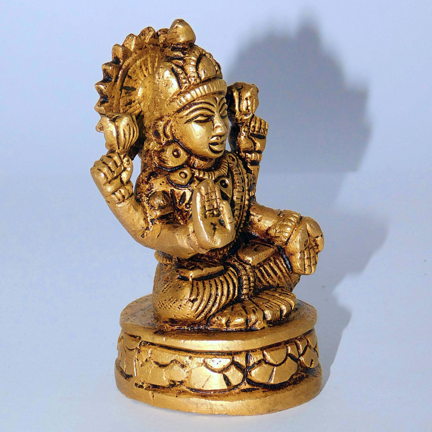 Goddess Lakshmi Brass idol