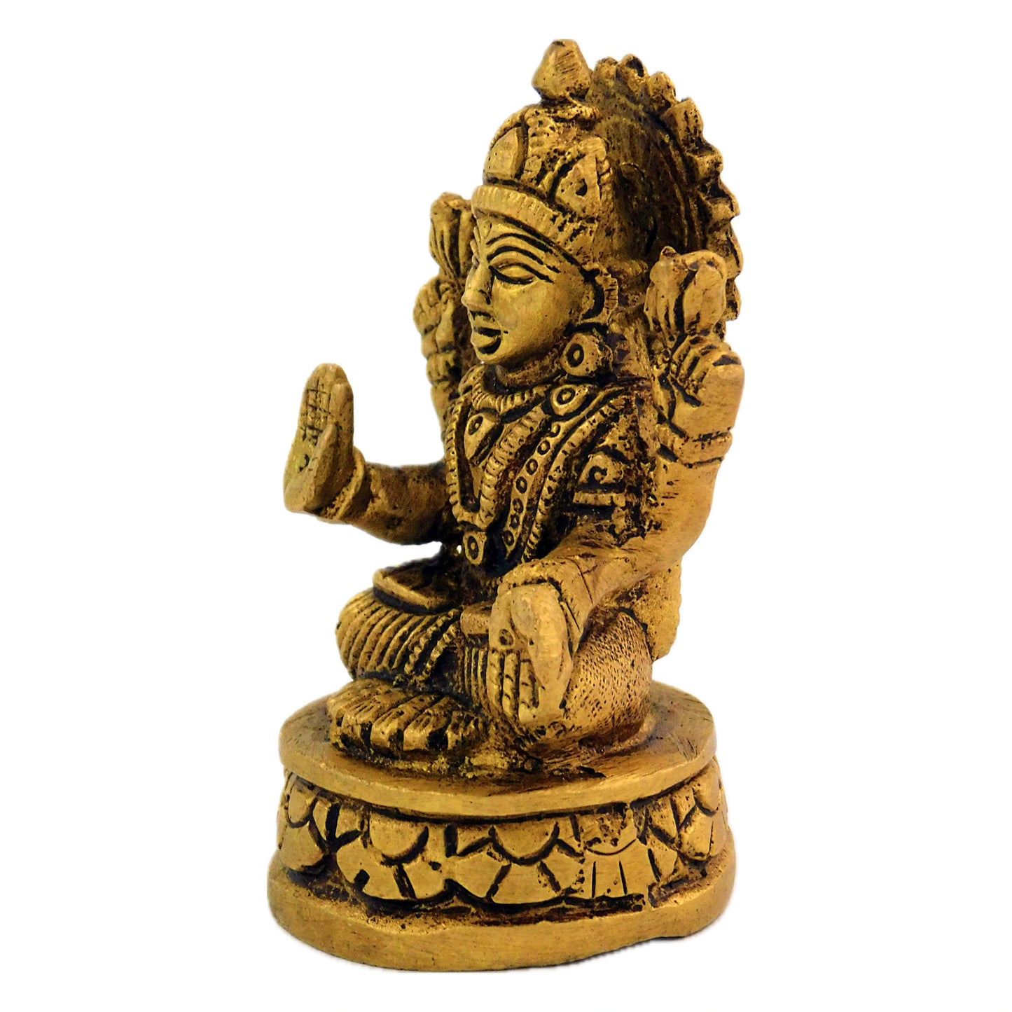 Goddess Lakshmi Brass idol