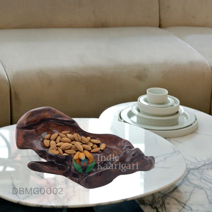 The Sculpted Void: A Tribute to Organic Artistry Bowl-Medium Glossy