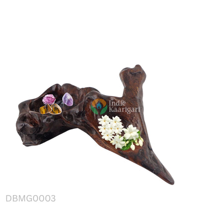 The Sculpted Void: A Tribute to Organic Artistry Bowl-Medium Glossy