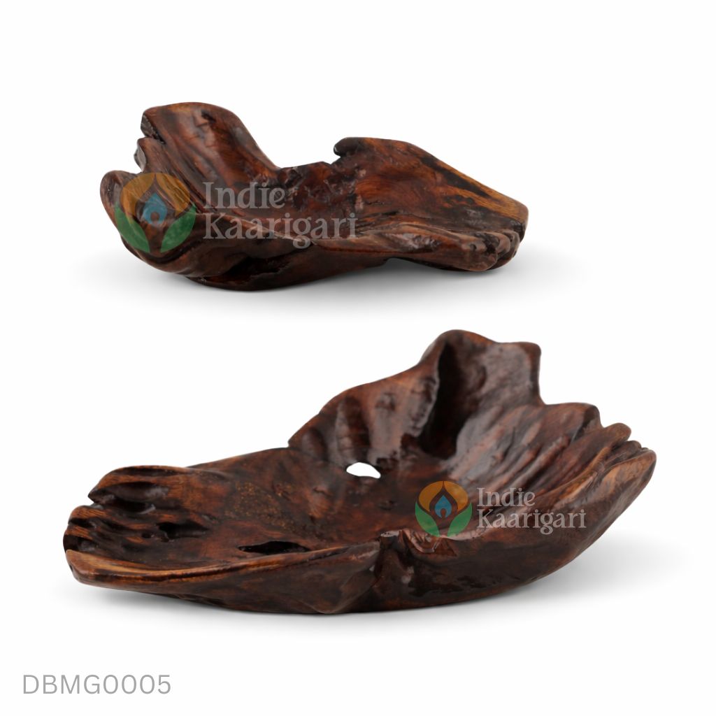 The Sculpted Void: A Tribute to Organic Artistry Bowl-Medium Glossy