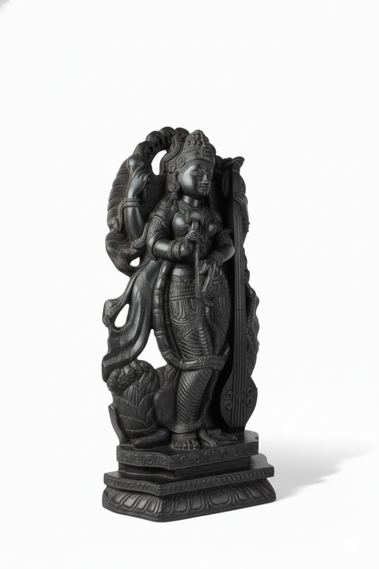 Goddess of Knowledge: Saraswati Veena Player Idol