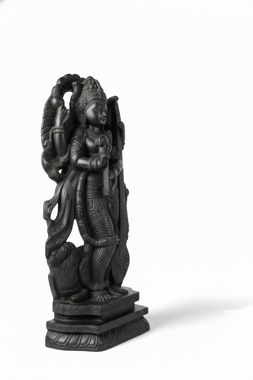 Goddess of Knowledge: Saraswati Veena Player Idol