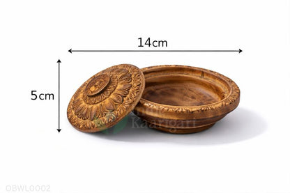 Ornamental Bowl With Lid- Decorative bowl