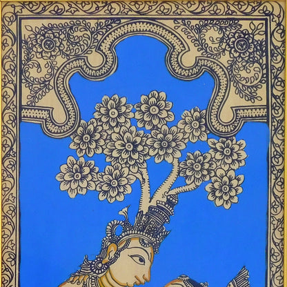 Shree Radha-Krishna in madhu-kunj Pattachitra Painting
