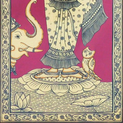 Goddess Mahalakshmi Pattachitra Painting