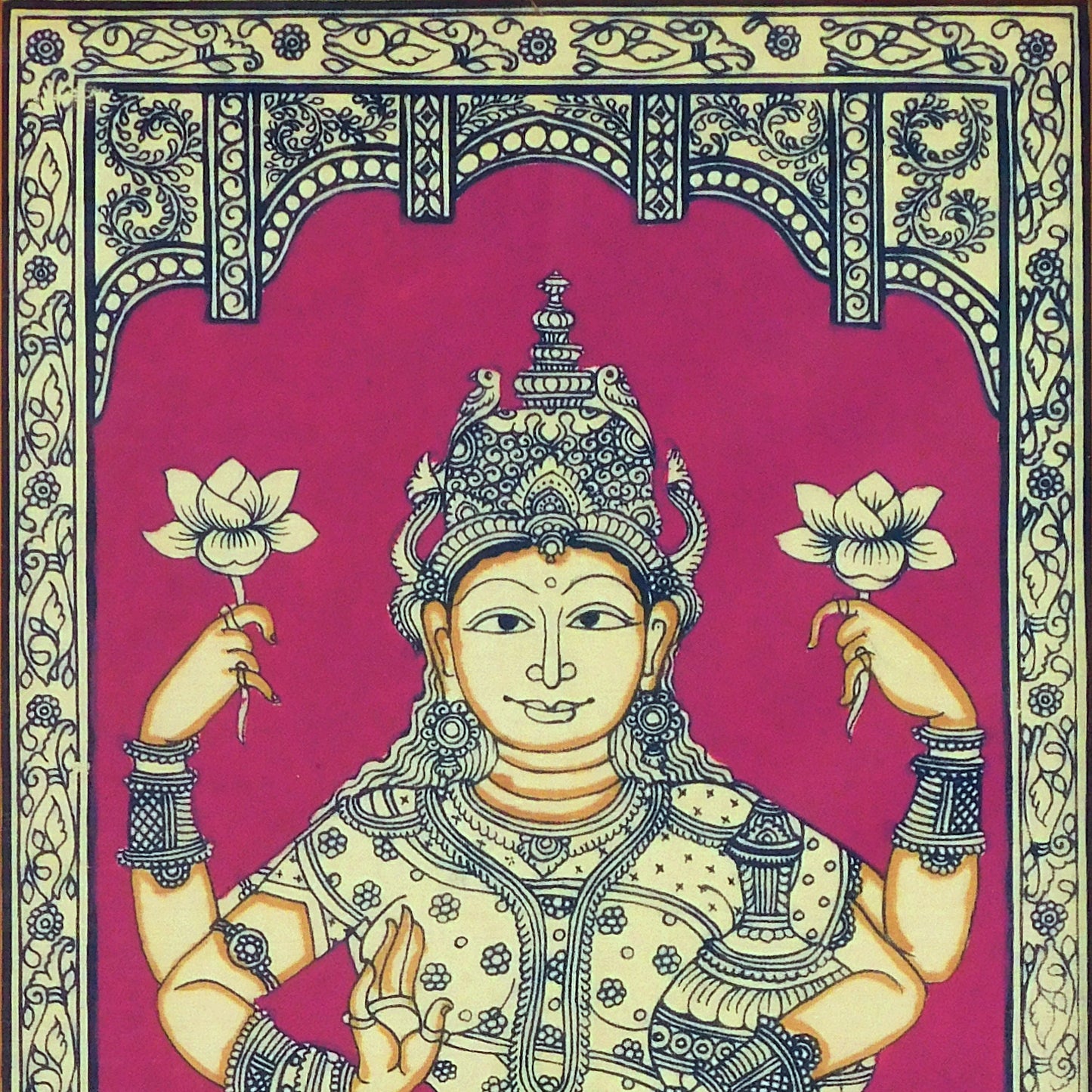 Goddess Mahalakshmi Pattachitra Painting