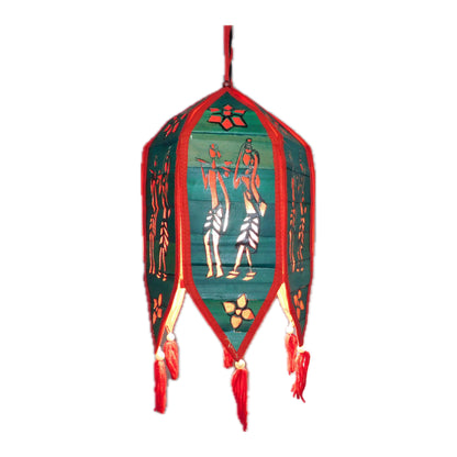 Beautiful Handcrafted Palm-leaf Lampshade