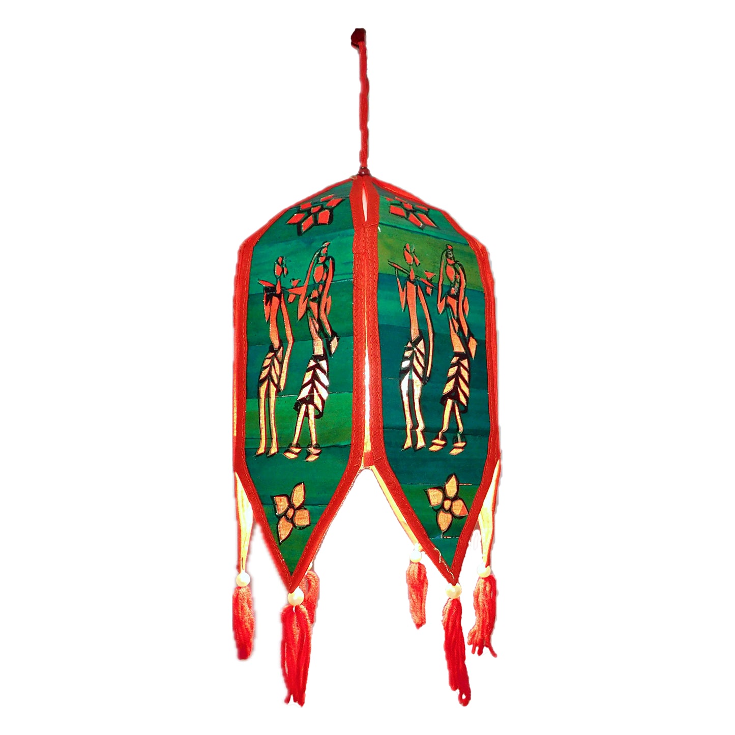 Beautiful Handcrafted Palm-leaf Lampshade