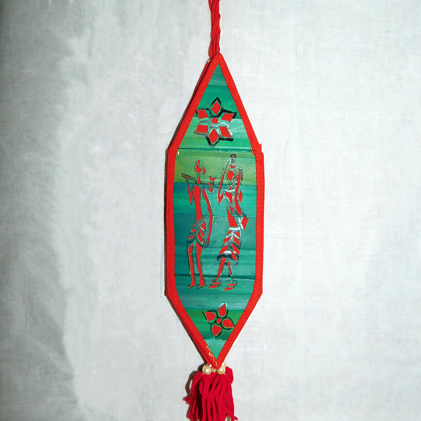 Beautiful Handcrafted Palm-leaf Lampshade