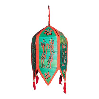 Beautiful Handcrafted Palm-leaf Lampshade
